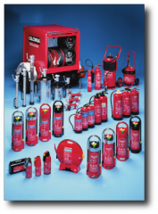 Diverse Feuerlsöcher und Brandschutzprodukte
